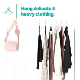 Kelvenix Freestanding Clothes Rail White - thumbnail 4