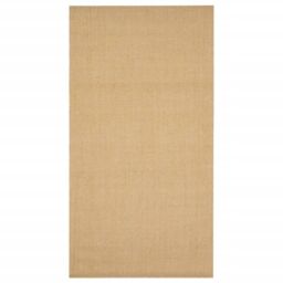 Berkfield Home Rug Natural Sisal 80x150 cm in Brown - Size: 100 cm diameter - thumbnail 2