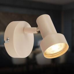 BRILONER Beige Adjustable Metal Wall Light for GU10 Bulb - thumbnail 2