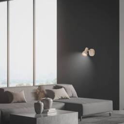 BRILONER Beige Adjustable Metal Wall Light for GU10 Bulb - thumbnail 6