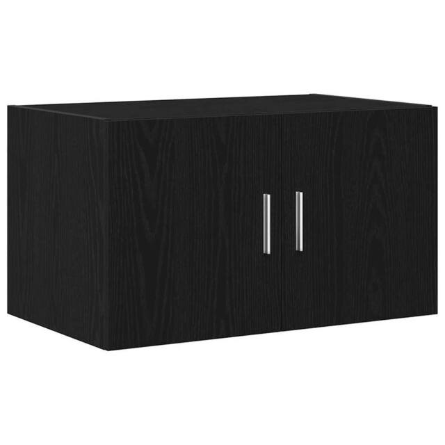 Berkfield Home Wall Cabinet Black Oak 70x42, 5x40 cm Engineered Wood - image 1
