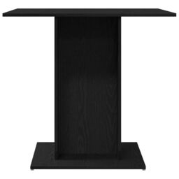 Berkfield Home Dining Table Black Oak 80x80x75 cm Engineered Wood - Size: 80 x 80 x 75 cm - thumbnail 5