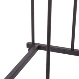 Hammer and Tongs Steel Wellington Boot Rack - 4 Pair - Black - thumbnail 3