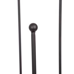 Hammer and Tongs Steel Wellington Boot Rack - 4 Pair - Black - thumbnail 2