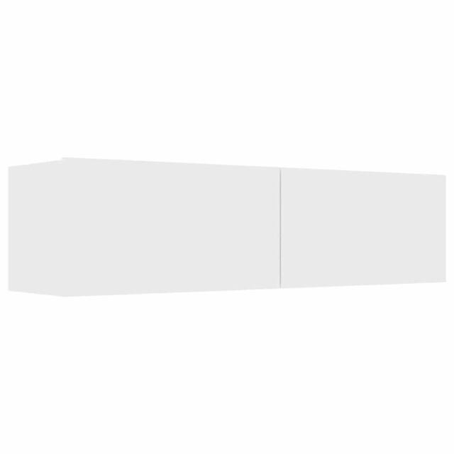 Berkfield Home TV Cabinet White 120x30x30 cm Engineered Wood - Size: 120 x 30 x 30 cm - image 1