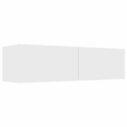 Berkfield Home TV Cabinet White 120x30x30 cm Engineered Wood - Size: 120 x 30 x 30 cm - thumbnail 1