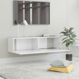 Berkfield Home TV Cabinet White 120x30x30 cm Engineered Wood - Size: 120 x 30 x 30 cm - thumbnail 4