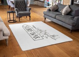 Benjamin Tate Design Surf Bar Designer Rug in Natural - Size: Large - thumbnail 2