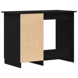 Berkfield Home Desk Black Oak Engineered Wood 100x50x76 cm Durable - Size: 100 x 50 x 76 cm - thumbnail 6