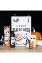 KDMD Spooky Spiced Pumpkin Tube Candle - Halloween Decor & 70H Burn in Cream - thumbnail 5