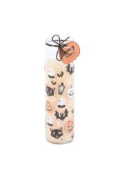 KDMD Spooky Spiced Pumpkin Tube Candle - Halloween Decor & 70H Burn in Cream - thumbnail 2