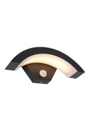 Living and Home 12W LED Eaves Outdoor Wall Light Garden Light in Black - thumbnail 4