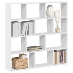 Berkfield Home Wall Cube Shelf 12 Compartments White Engineered Wood - thumbnail 2