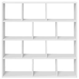 Berkfield Home Wall Cube Shelf 12 Compartments White Engineered Wood - thumbnail 4