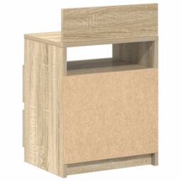 Berkfield Home Durable Bedside Cabinets 2 pcs with 2 Drawers Sonoma Oak 40x33x60 cm in Light Brown - Size: 40 x 33 x 60 cm - thumbnail 8