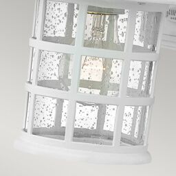 Netlighting Hinkley Freeport Outdoor Wall Lantern Textured White IP44 - thumbnail 3