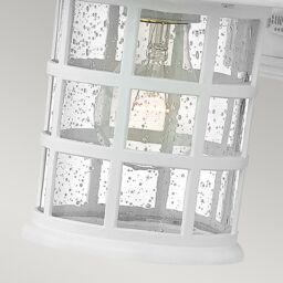 Netlighting Hinkley Freeport Outdoor Wall Lantern Textured White IP44 - thumbnail 4