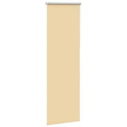Berkfield Home Roller Blind Blackout Beige 55x130 cm Fabric Width 50.7 cm Polyester - thumbnail 3