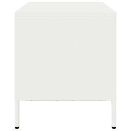 Berkfield Home TV Cabinet White 68x39x43.5 cm Cold-rolled Steel - thumbnail 6