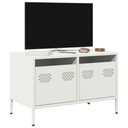 Berkfield Home TV Cabinet White 68x39x43.5 cm Cold-rolled Steel