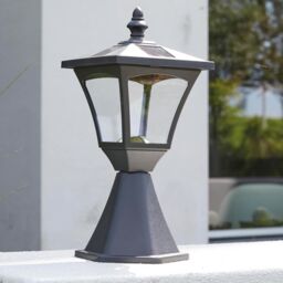 mysmartbuy Solar Powered Height Adjustable Casablanca Lamp Post - 10 Lumen Weather & UV Resistant Outdoor Garden LED Light - H126.5 x 15cm - thumbnail 4