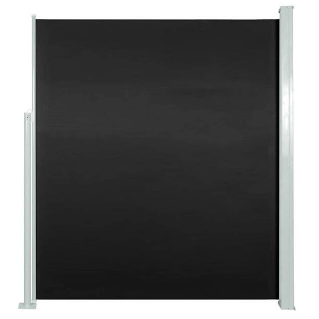 Berkfield Home Patio Retractable Side Awning 100x500 cm Black - image 1