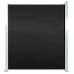 Berkfield Home Patio Retractable Side Awning 100x500 cm Black - thumbnail 1