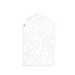 Melody Maison Distressed White Garden Wall Art Plaque - 30cm X 50cm - Size: 30 cm X 50 cm - thumbnail 1