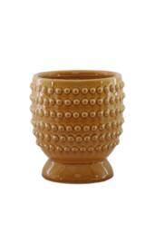KDMD Yellow Hortus Hobart Footed Pot 20x21.5cm - Size: 20x21.5 cm - thumbnail 2