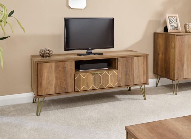 GFW Orleans 1 Drawer TV Stand in Brown - image 1