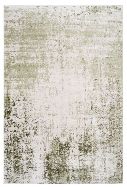 Kukoon Sage Green Distressed Living Area Bedroom Rug - Size: 160 cm x 230 cm - image 1