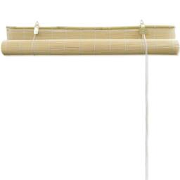 Berkfield Home Natural Bamboo Roller Blinds 80 x 160 cm in Beige - thumbnail 5
