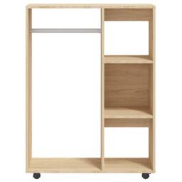 Berkfield Home Wardrobe Sonoma Oak 80x40x110 cm Engineered Wood in Brown - Size: 80 x 40 x 110 cm - thumbnail 5
