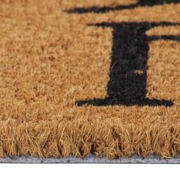 Berkfield Home Door Mat Natural 45x75 cm Tufted Coir in Brown - thumbnail 4