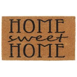 Berkfield Home Door Mat Natural 45x75 cm Tufted Coir in Brown - thumbnail 2