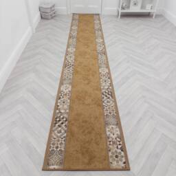 runrug Hallway Runner Rug - Non-Slip, Hardwearing, 5.4mm - 'Murcia' in Beige - Size: 80 cm x 390 cm - thumbnail 5