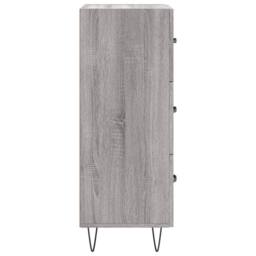 Berkfield Home Sideboard Grey Sonoma 34.5x34x90 cm Engineered Wood - thumbnail 7