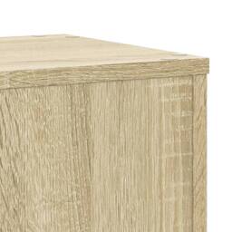 Berkfield Home Plant Stands 2 pcs Sonoma Oak 30x30x70 cm Engineered wood in Light Tan - Size: 30 x 30 x 70 cm - thumbnail 8