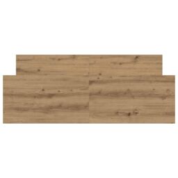 Berkfield Home Bed Frame without Mattress Artisan Oak 120x200cm Engineered Wood in Brown - Size: Small Double - thumbnail 5