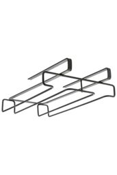 Metaltex My Glass Lava Wine Glass Rack - Black - thumbnail 1