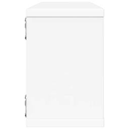 Berkfield Home Wall Cube Shelf 4 pcs White 60x15x23 cm Engineered Wood - Size: 60 x 15 x 23 cm - thumbnail 6