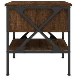 Berkfield Home Durable Bedside Tables 2 pcs Brown Oak 40x42x45 cm Engineered Wood - Size: 40 x 42 x 45 cm - thumbnail 8