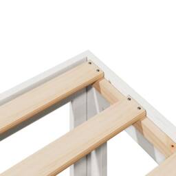 Berkfield Home Durable Bed Frame without Mattress White 180x200 cm Super King So - thumbnail 8