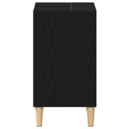 Berkfield Home Sink Cabinet Black Oak 80x33x60 cm Engineered Wood - Size: 80 x 33 x 60 cm - thumbnail 7