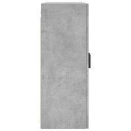 Berkfield Home Wall Mounted Cabinet Concrete Grey 69.5x34x90 cm - thumbnail 8