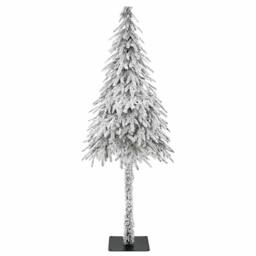 Berkfield Home Christmas Tree with 150 LEDs White 120 cm PE & Steel - thumbnail 5