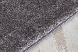 Smart Living Super Soft Fluffy Thick Pile Shimmer Shaggy Area Rugs in Silver - Size: 60 cm x 110 cm - thumbnail 3