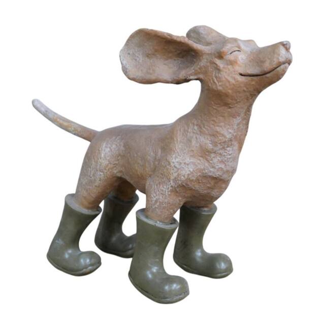 Gifts Direct 2 U Dog in the Wind Ornament in Brown - image 1