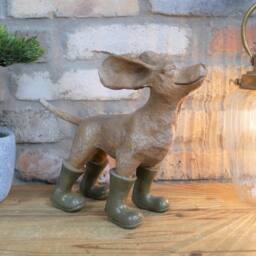 Gifts Direct 2 U Dog in the Wind Ornament in Brown - thumbnail 2
