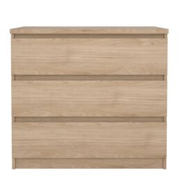 Furniture To Go Naia Chest of 3 Drawers in Light Oak - thumbnail 2